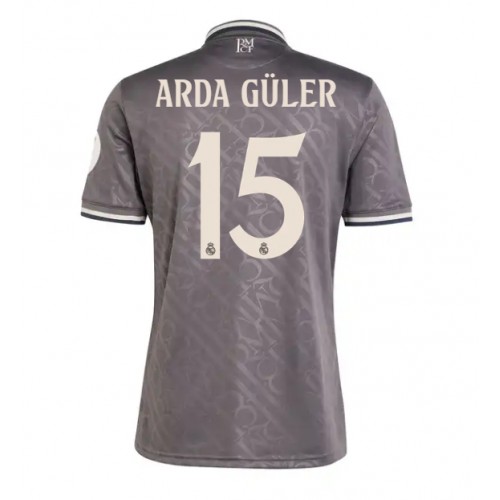 Pánský Fotbalový dres Real Madrid Arda Guler #15 2024-25 Třetí Krátký Rukáv